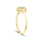 0,17 ct. Diamant Baguette Ring