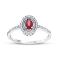 0,41 ct. Diamant Rubin Ring
