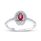 0,41 ct. Diamant Rubin Ring