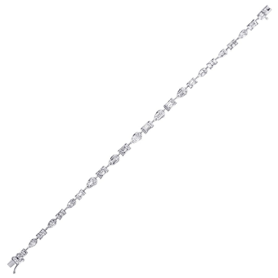 3.88 ct. Diamant Baguette Armband