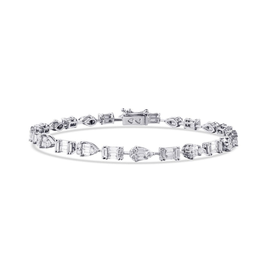 3.88 ct. Diamant Baguette Armband