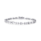 3,88 ct. Diamant Baguette Armband