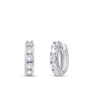 1,00 ct. Diamant Creolen Ohrringe