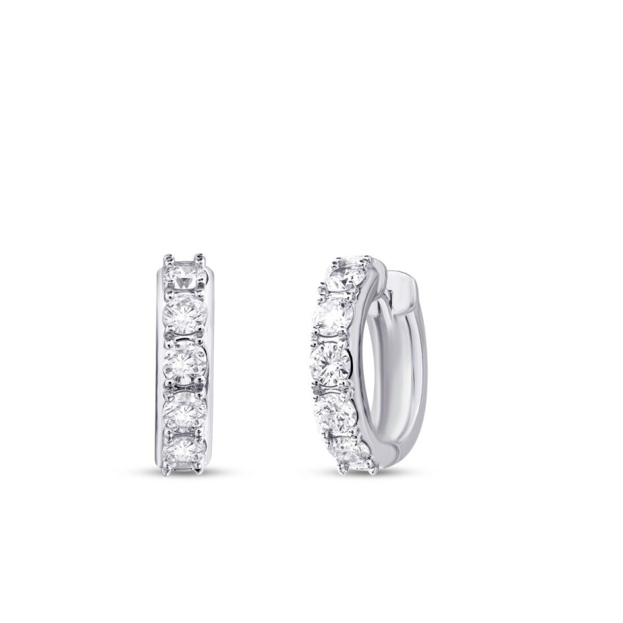 1,00 ct. Diamant Creolen Ohrringe