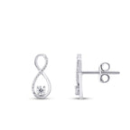 0,18 ct. Diamant Infinity Ohrringe
