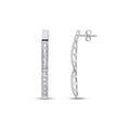 0,69 ct. Diamant Baguette Ohrringe