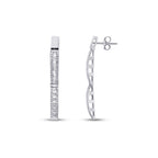 0,69 ct. Diamant Baguette Ohrringe