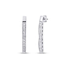 0,69 ct. Diamant Baguette Ohrringe