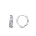 0,83 ct. Diamant Creolen Ohrringe