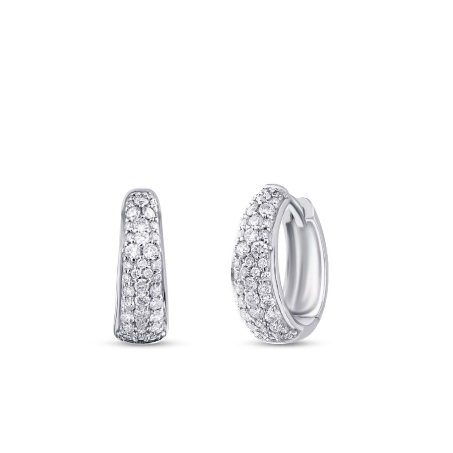 0,83 ct. Diamant Creolen Ohrringe