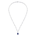 7.68 ct. Diamant Baguette Saphir Collier