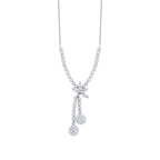 0,87 ct. Diamant Blumen Collier
