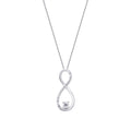 0,10 ct. Diamant Infinity Halskette