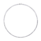 2.56 ct. Diamant Baguette Halskette