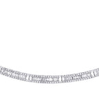 2.56 ct. Diamant Baguette Halskette