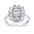 0,77 ct. Diamant Baguette Ring