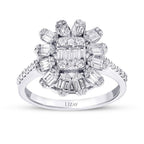 0,77 ct. Diamant Baguette Ring