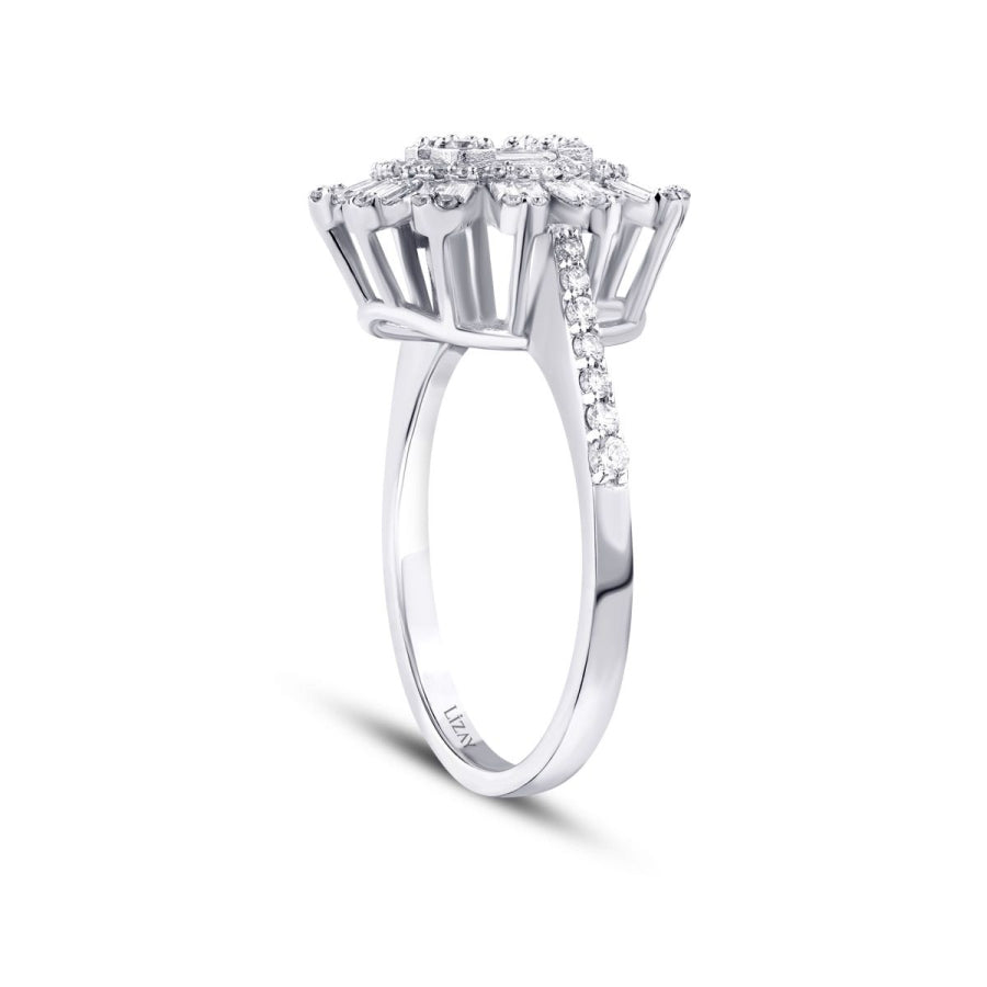 0.77 ct. Diamant Baguette Ring