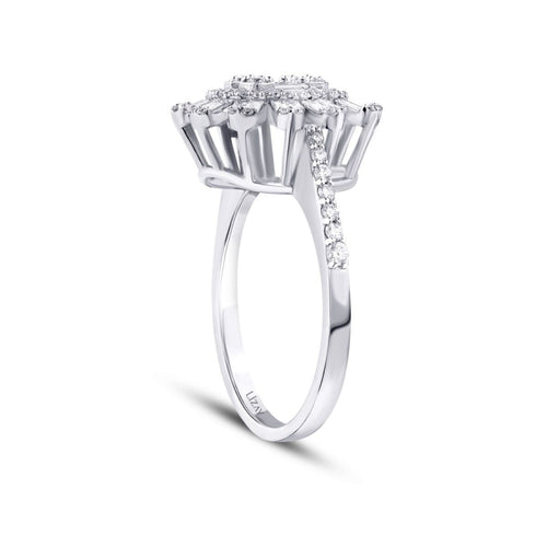 0.77 ct. Diamant Baguette Ring