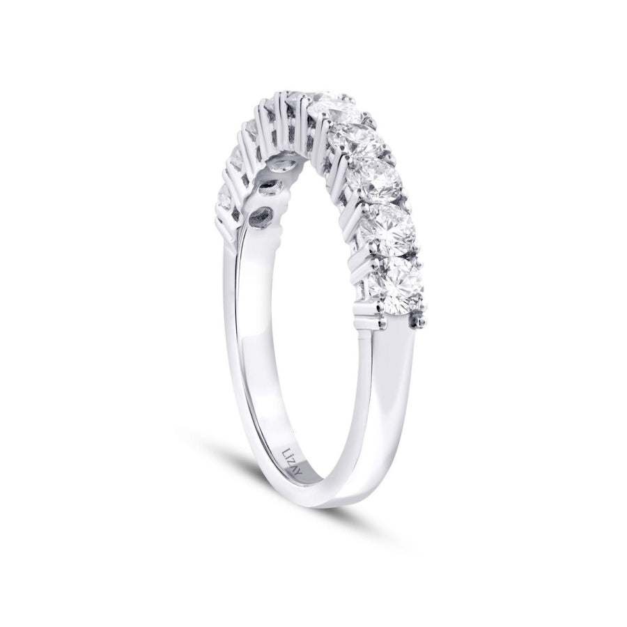 1.01 ct. Diamant Halb-Eternity Ring