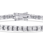 2,92 ct. Diamant Baguette Armband