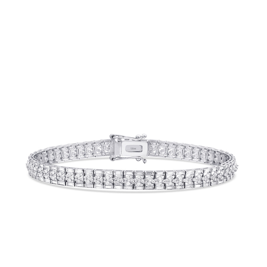 2,83 ct. Diamant Baguette Armband