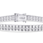 2,83 ct. Diamant Baguette Armband