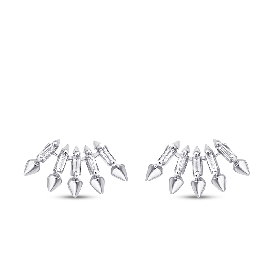 0.26 ct. Diamant Baguette Ohrringe