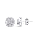 0,36 ct. Diamant Baguette Ohrringe