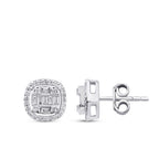 0,36 ct. Diamant Baguette Ohrringe
