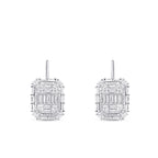 2,79 ct. Diamant Baguette Ohrringe