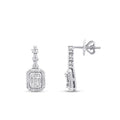 0,59 ct. Diamant Baguette Ohrringe