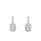 0,59 ct. Diamant Baguette Ohrringe