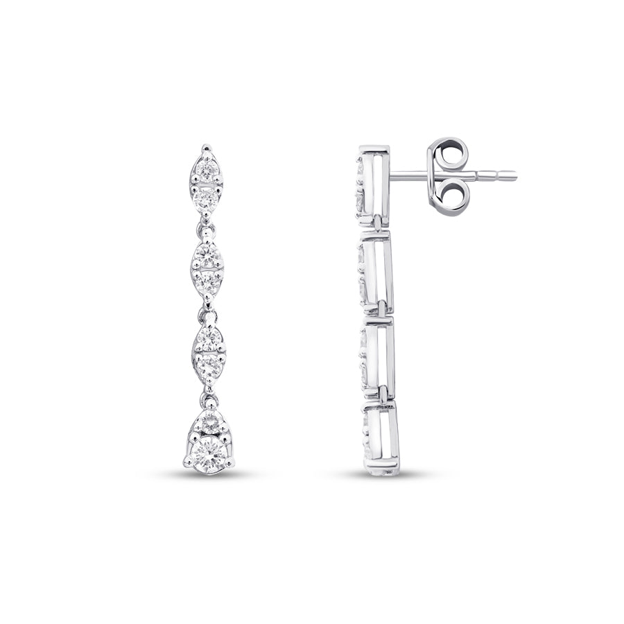 0,57 ct. Diamant Trend Ohrringe