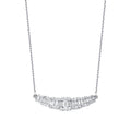 1,18 ct. Diamant Baguette Halskette