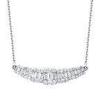 1,18 ct. Diamant Baguette Halskette