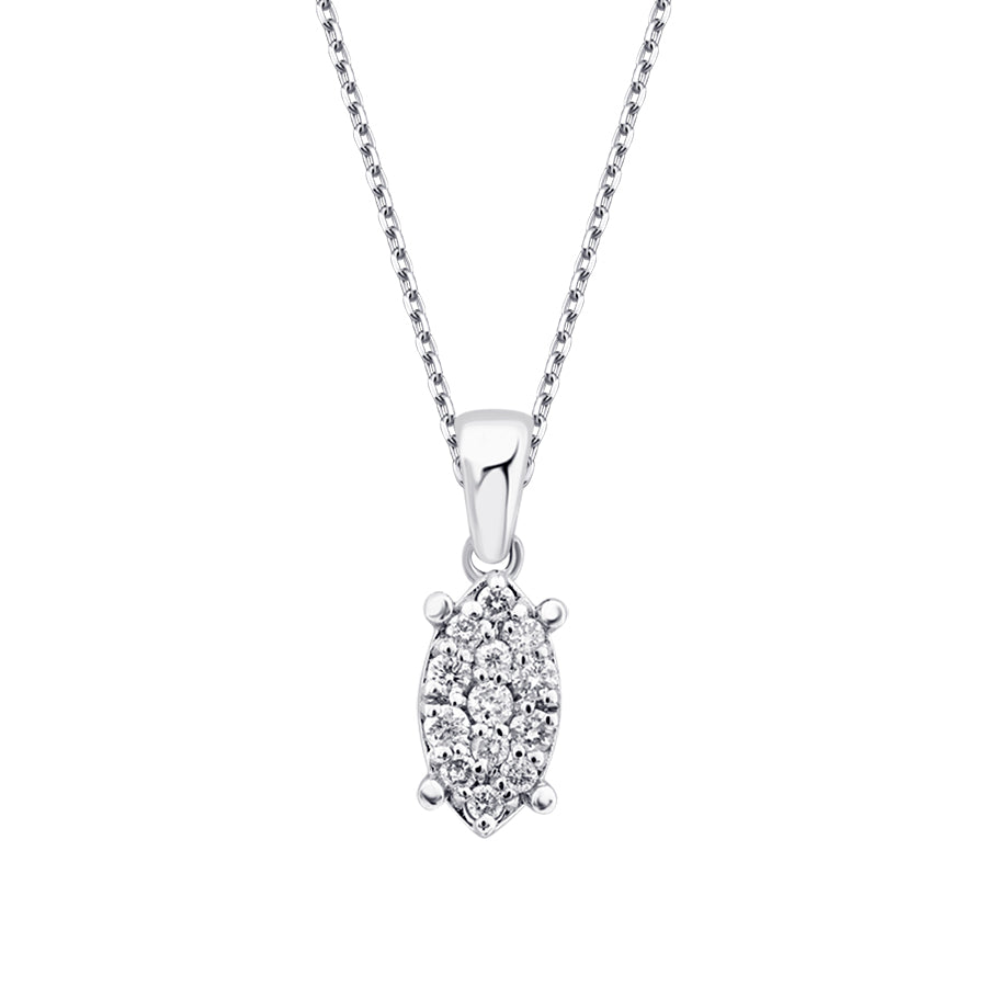 0.13 ct. Diamant Trend Halskatte