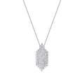0,61 ct. Diamant Baguette Halskette
