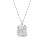 1,43 ct. Diamant Baguette Halskette