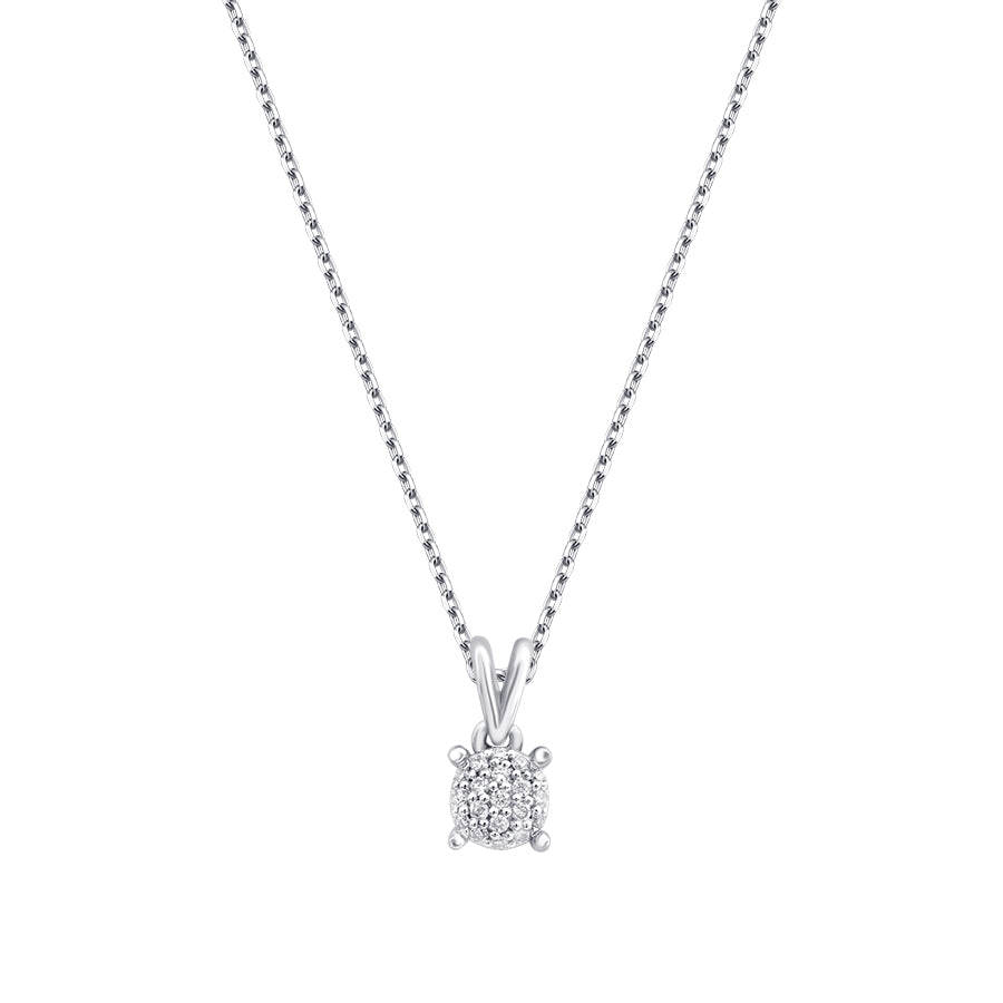0.06 ct. Diamant Trend Solitär Halskette