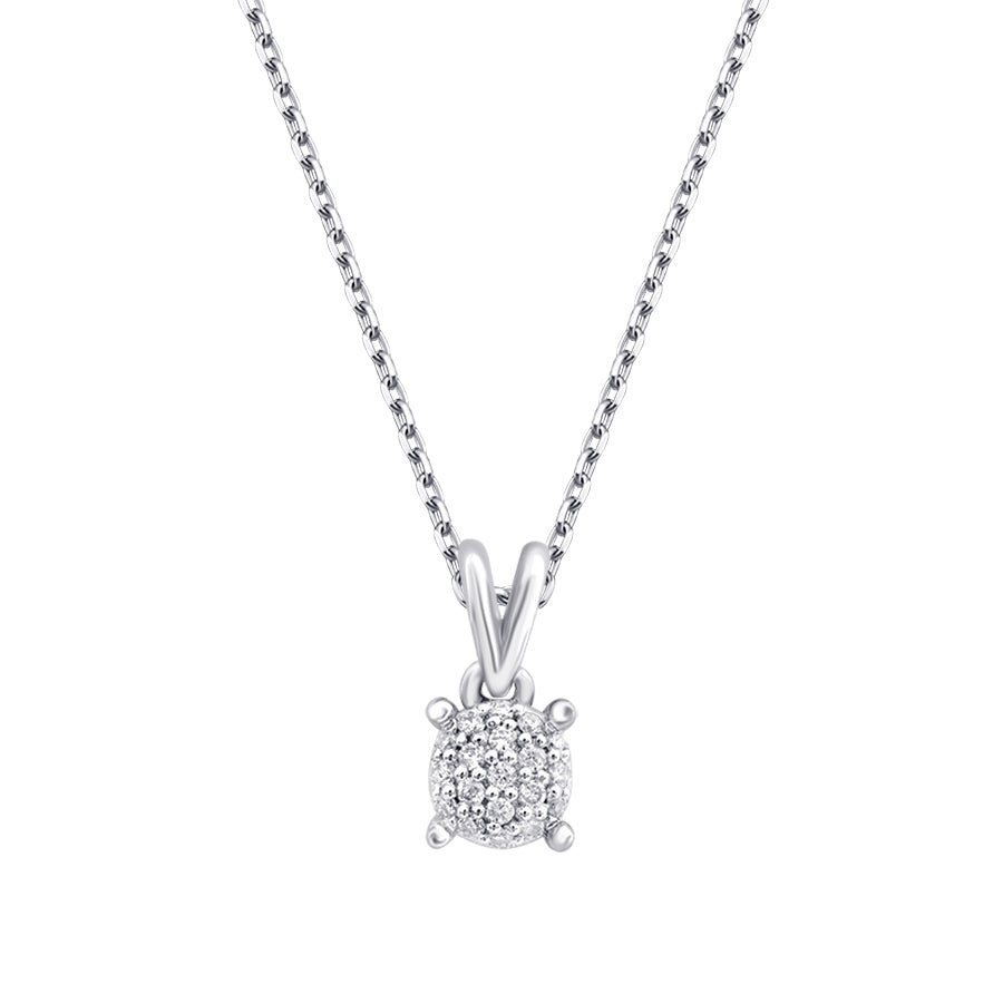0,06 ct. Diamant Trend Solitärhalskette