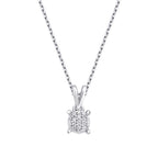 0,06 ct. Diamant Trend Solitärhalskette