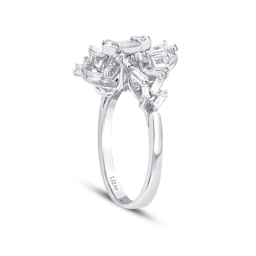 0,79 ct. Diamant Baguette Ring