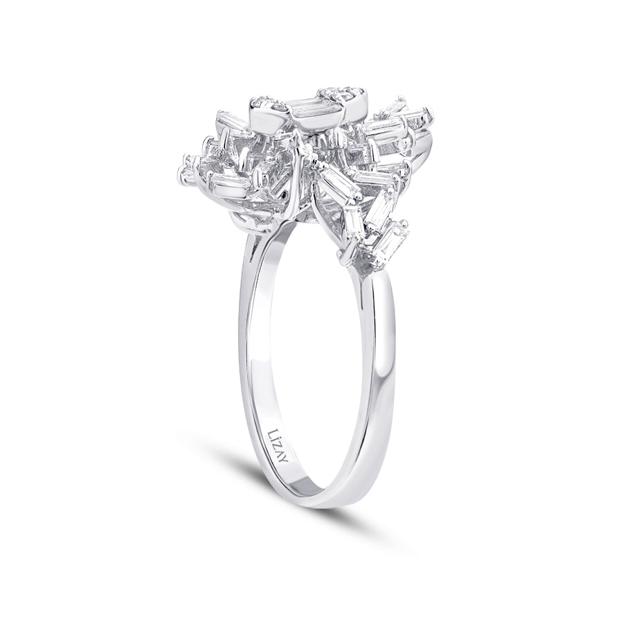 0.79 ct. Diamant Baguette Ring
