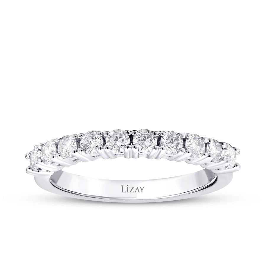 0,56 ct. Diamant Halb-Memoire-Ring