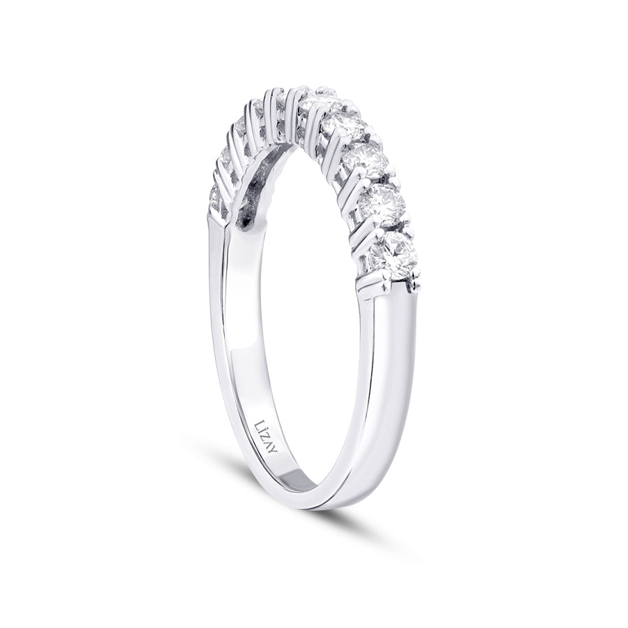 0,56 ct. Diamant Halb-Memoire-Ring