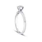 0,19 ct. Diamant Trend Solitär Verlobungsring
