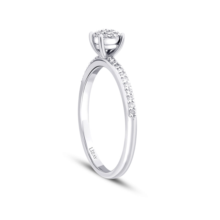 0.19 ct. Diamant Trend Solitär Verlobungsring