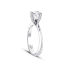 0.15 ct. Diamant Rund Solitär Verlobungsring