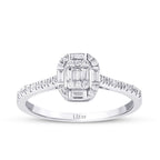 0,30 ct. Diamant Baguette Ring